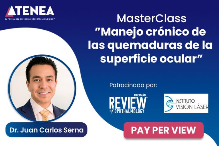 Manejo crónico de las quemaduras de la superficie ocular