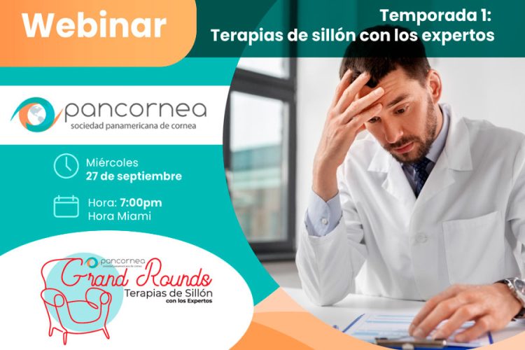 Se acerca el webinar: Grand Rounds, terapias de sillón con los expertos