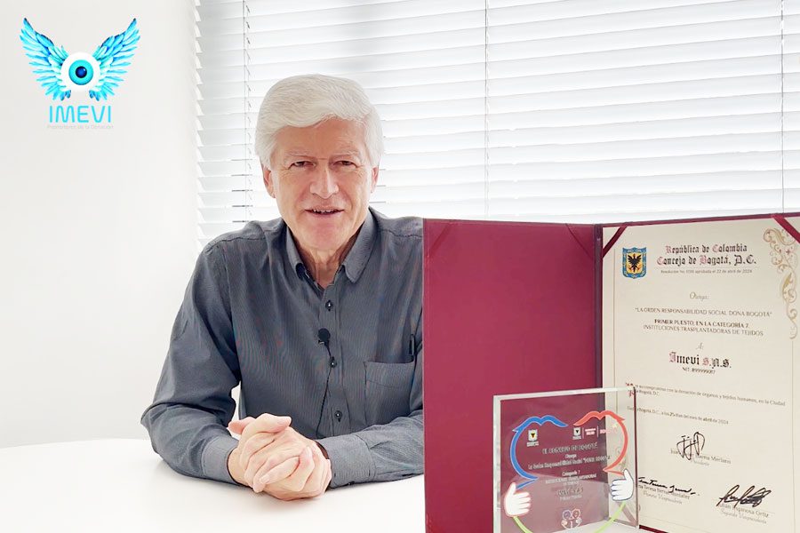 IMEVI recibe premio al mérito por su labor en trasplantes de córnea Pagina Nota2 050624 Oald