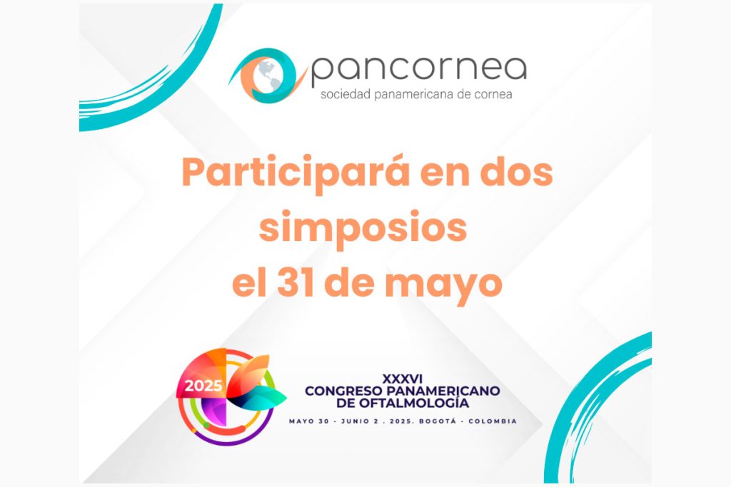 PanCornea participará en el Congreso PAAO 2025 con dos simposios Pagina Nota3 280525 Oald 1024x683