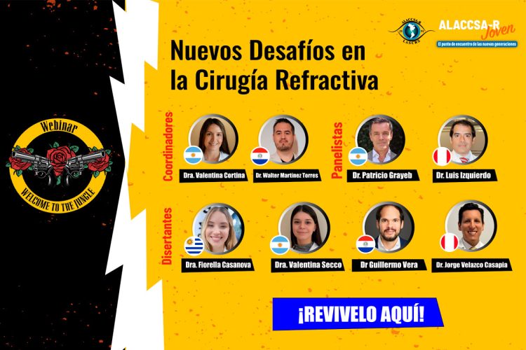 Webinar ALACCSA – R Joven “Nuevos desafíos de la cirugía refractiva”