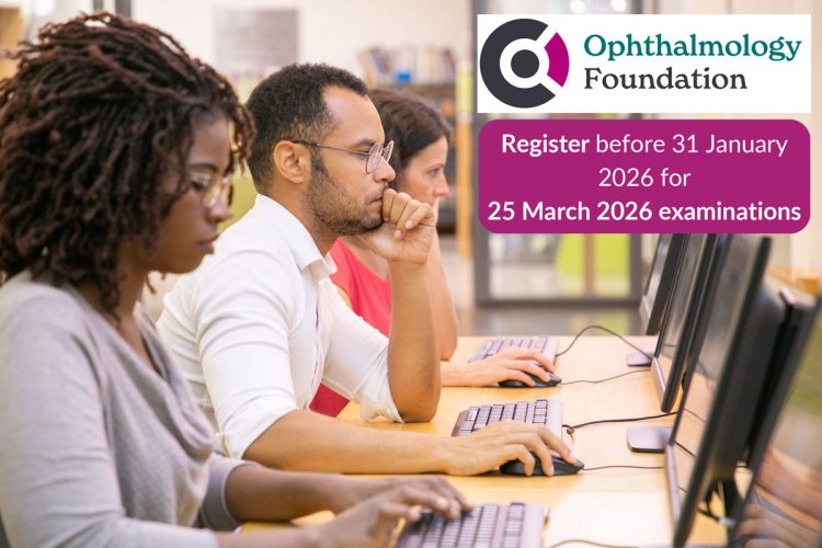 Ophthalmology Foundation abre registro para sus exámenes en línea 2026