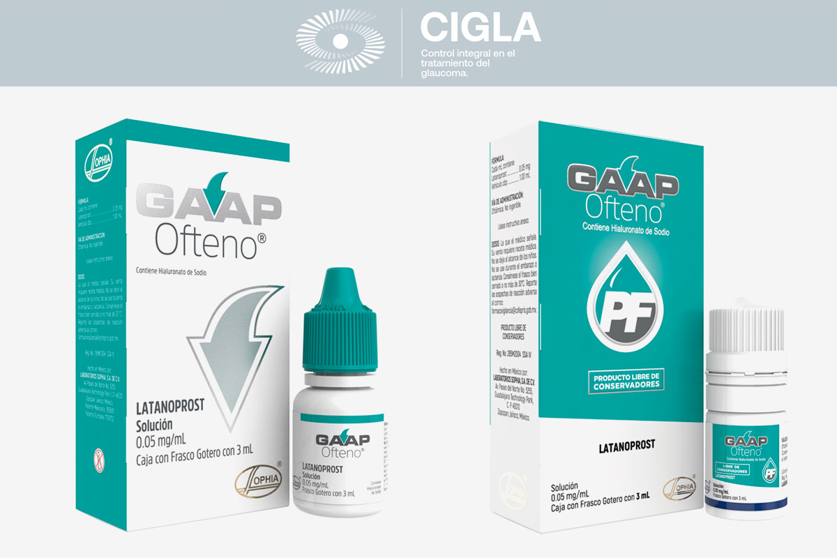 Gaap® Ofteno y Gaap PF: tratamiento de primera línea para el Glaucoma